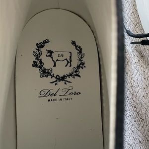 Del Toro Men’s Black Leather Chukka Sneaker